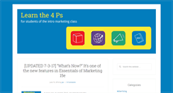 Desktop Screenshot of learnthe4ps.com